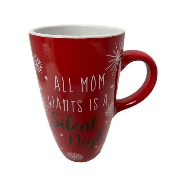 St Nicolas Travel Mug Christmas Ceramic Red White Green18 Ounces 6 1/2" 3 1/2" - Picture 4 of 6